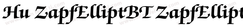 Hu ZapfElliptBT ZapfElliptBT Bold字体转换